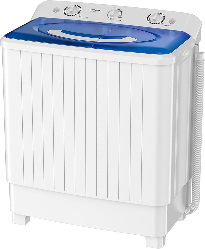Auertech 28lbs twin tub portable washing machine - View 1